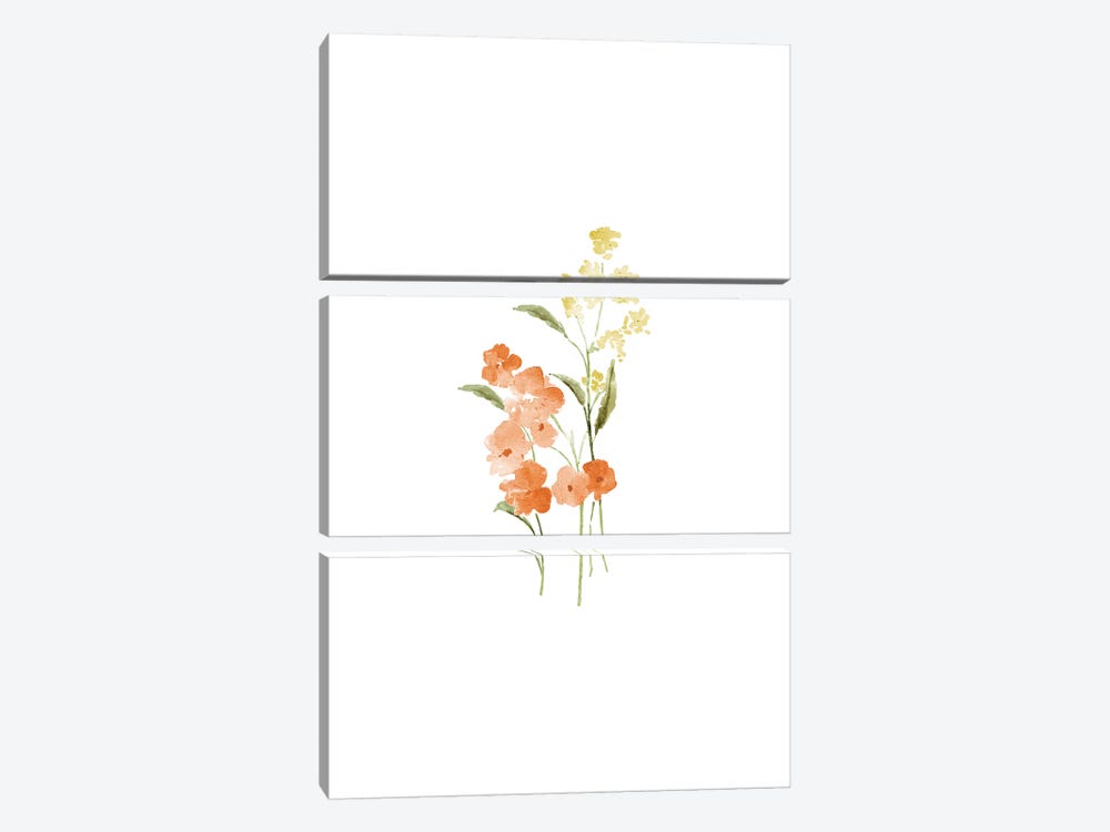 Spring Blooms No. 2 by Melissa Selmin 3-piece Canvas Art Print