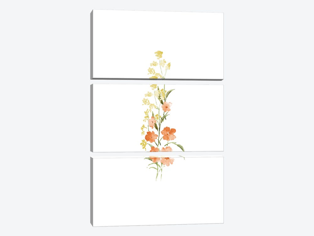 Spring Blooms No. 4 by Melissa Selmin 3-piece Canvas Art Print