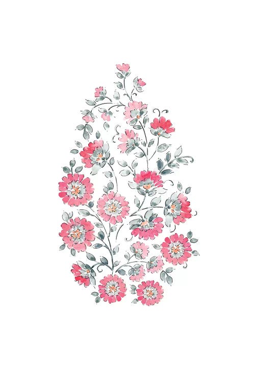 Watercolor Paisley No. 3 by Melissa Selmin wall art