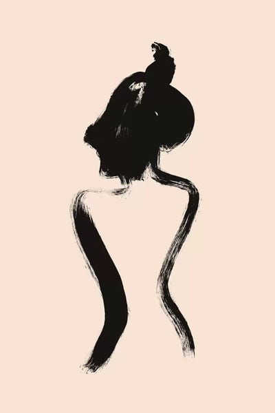 Minimalist Paintings: Female Form No. 2 by Melissa Selmin