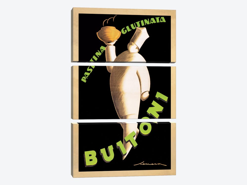 Buitoni, 1928 by Federico Seneca 3-piece Canvas Artwork