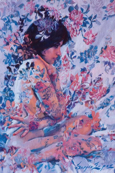 Ispahan by Sergio Lopez framed canvas print