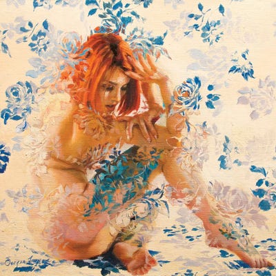 Marbrée by Sergio Lopez framed wall art