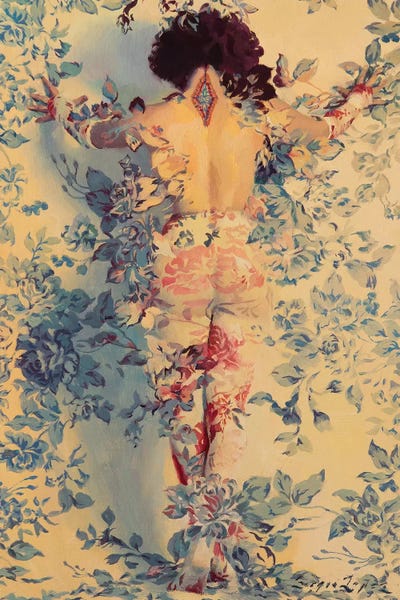 Tawny Tiger by Sergio Lopez canvas print