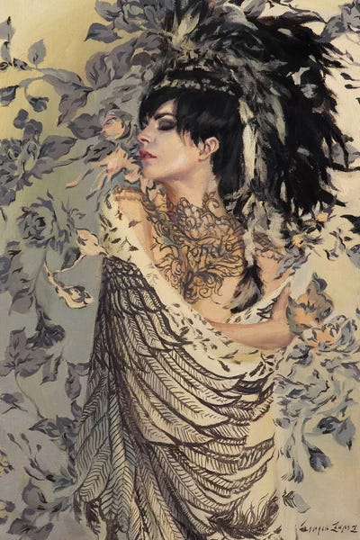 Edelweiss by Sergio Lopez framed wall art