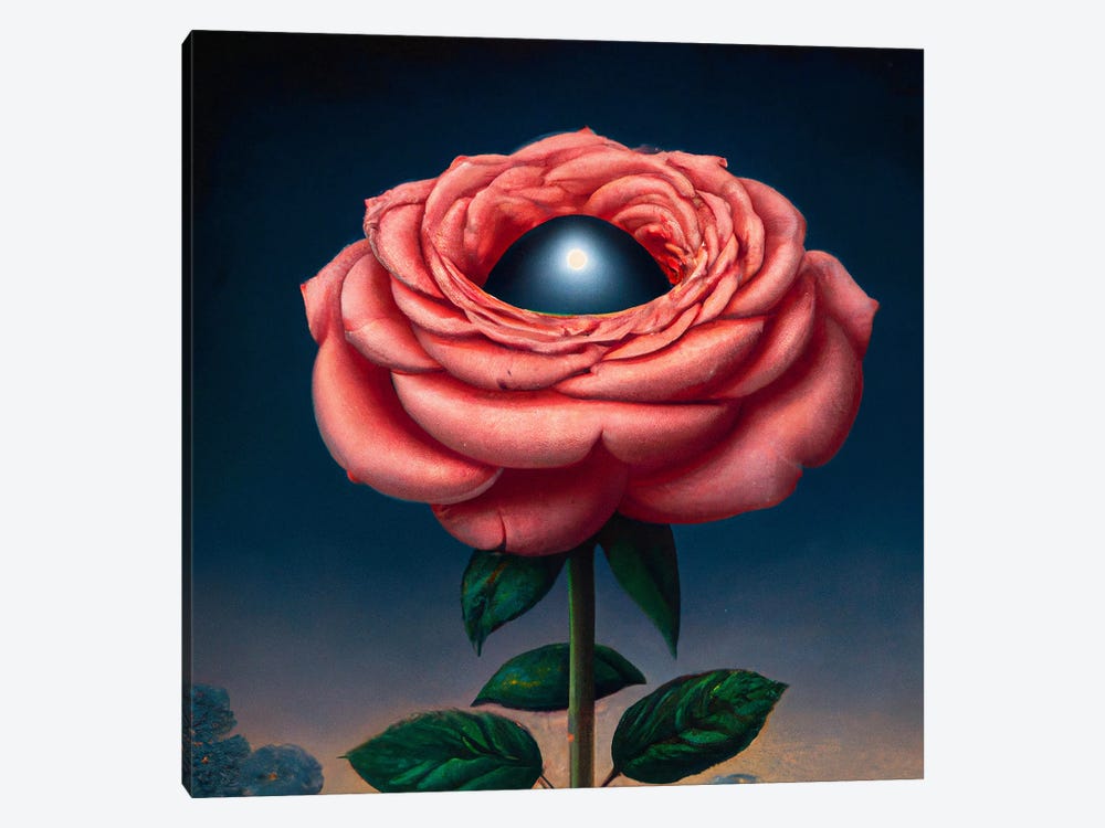 Martian Rose by Surrealistly 1-piece Canvas Artwork