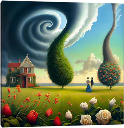 Tornado Dreams Canvas Art Print - The Perfect Storm