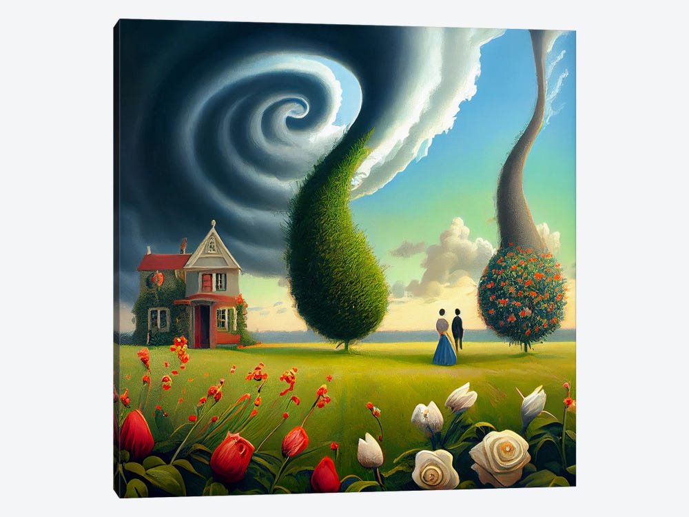 Tornado Dreams by Surrealistly 1-piece Canvas Art