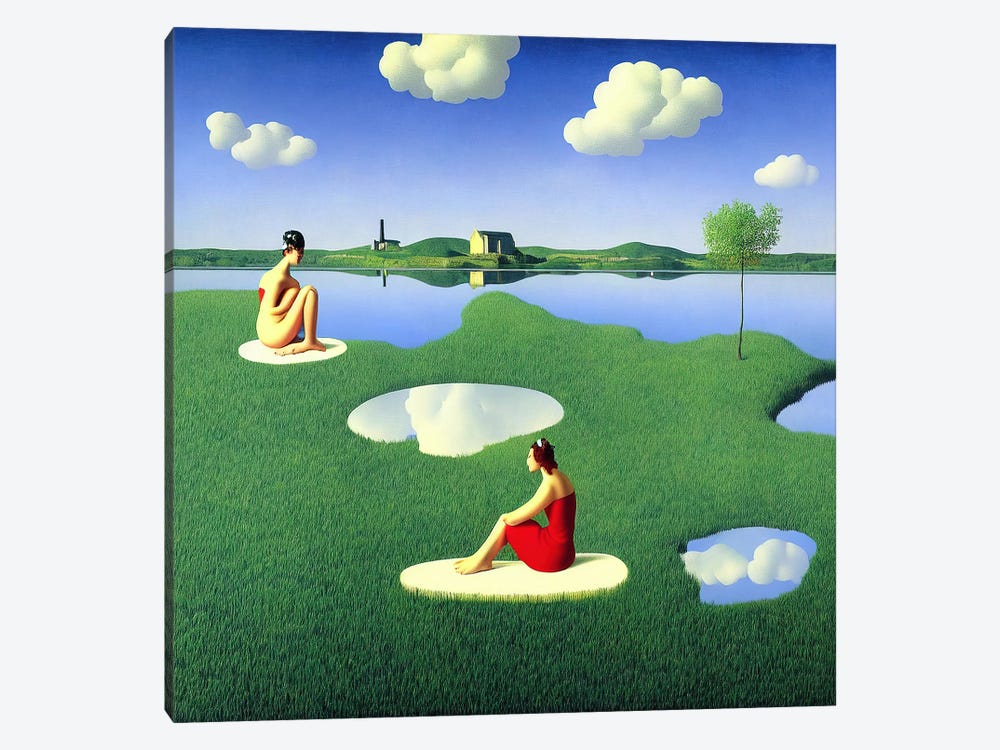 Field Of Dreams by Surrealistly 1-piece Canvas Wall Art