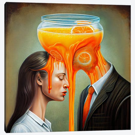 Vitamin C Excess Canvas Print #SEU3} by Surrealistly Canvas Print