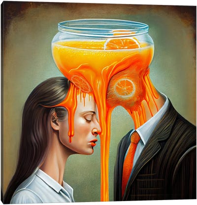 Vitamin C Excess Canvas Art Print - Surrealistly
