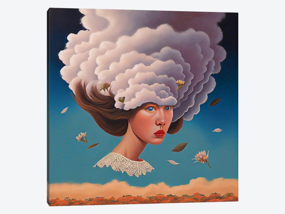 Clouded Beauty by Surrealistly 1-piece Canvas Print