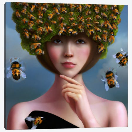 Beehive Canvas Print #SEU47} by Surrealistly Canvas Print