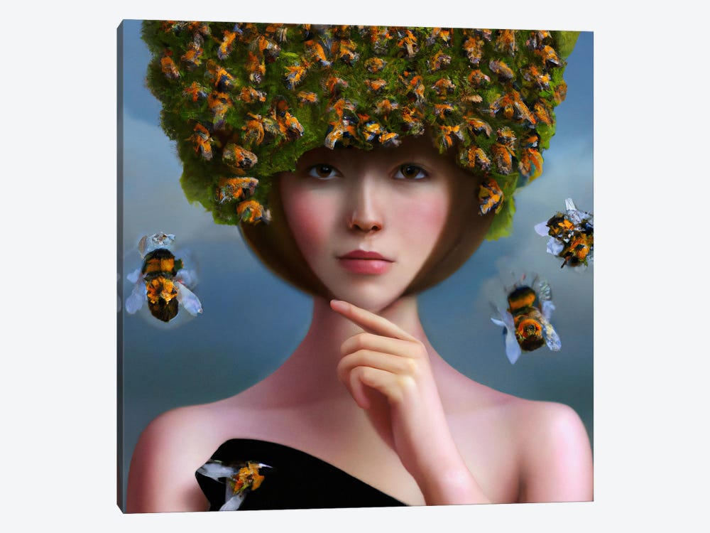Beehive by Surrealistly 1-piece Canvas Artwork