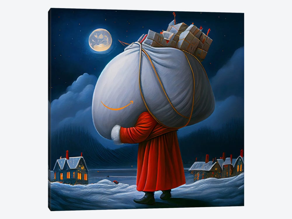 Prime Delivery by Surrealistly 1-piece Canvas Art Print