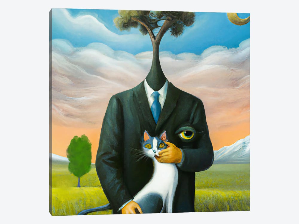Companions by Surrealistly 1-piece Canvas Print