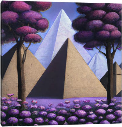 Egyptian Pyramids Canvas Art Print - Surrealistly