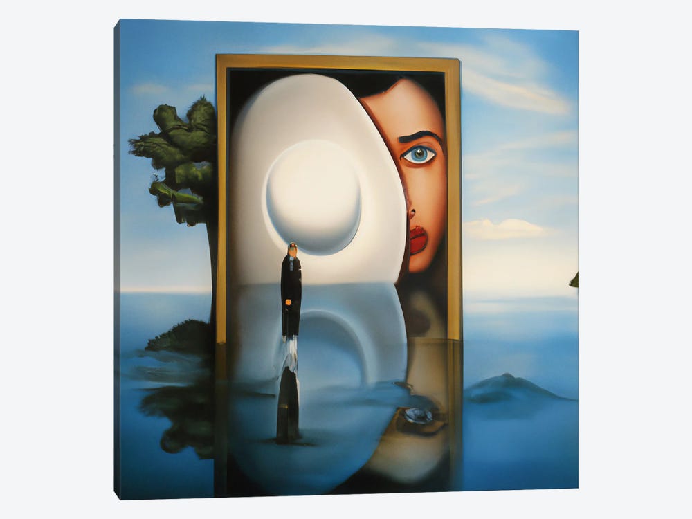 Curious by Surrealistly 1-piece Canvas Art Print