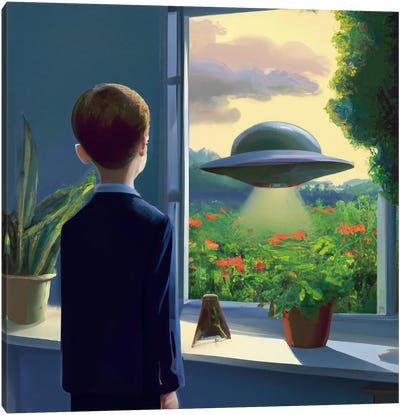Exclusive Canvas Art Print - UFO Art