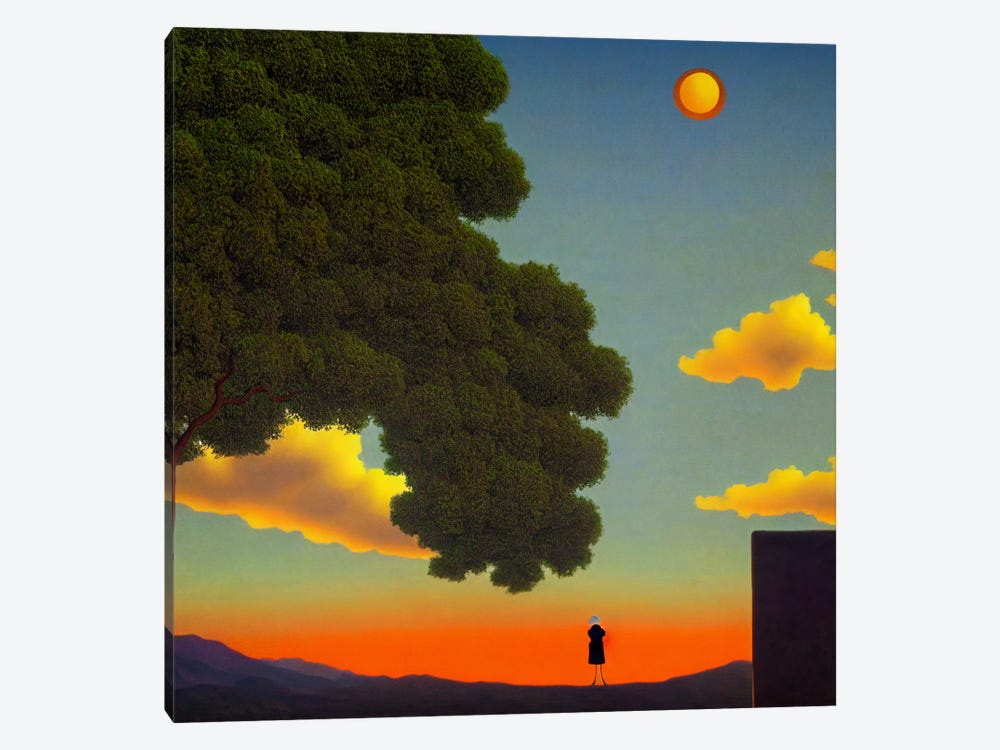 Golden Sun by Surrealistly 1-piece Canvas Print