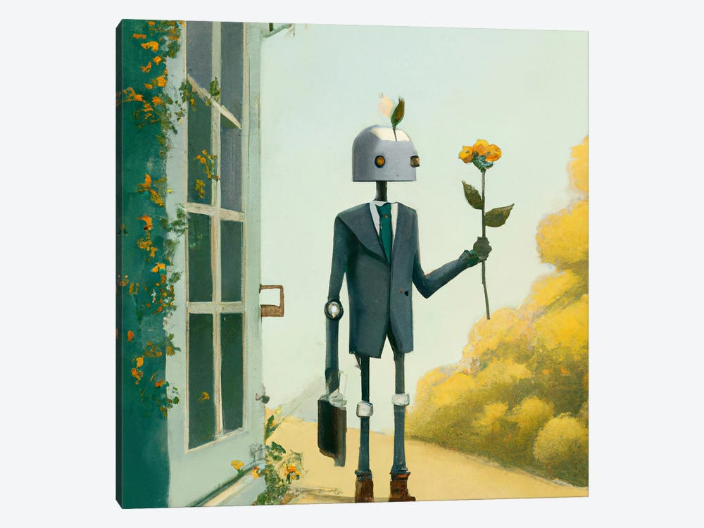 Home From Work by Surrealistly 1-piece Canvas Print