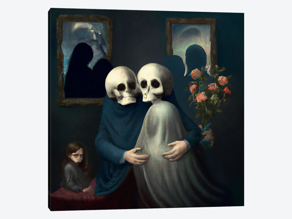 Endless Hug by Surrealistly 1-piece Canvas Art