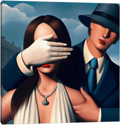 See Something Canvas Art Print - Surrealistly