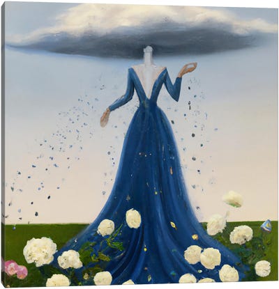 Queen Of Rain Canvas Art Print - Surrealistly