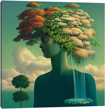 Mother Nature Canvas Art Print - Surrealistly