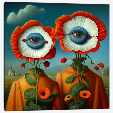 Bloom Vision Canvas Print #SEU79} by Surrealistly Canvas Print