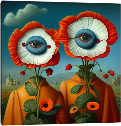 Bloom Vision Canvas Art Print - Surrealistly