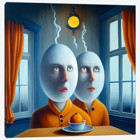 Breaking News Canvas Print #SEU81} by Surrealistly Canvas Artwork