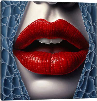 Passion Red Canvas Art Print - Surrealistly