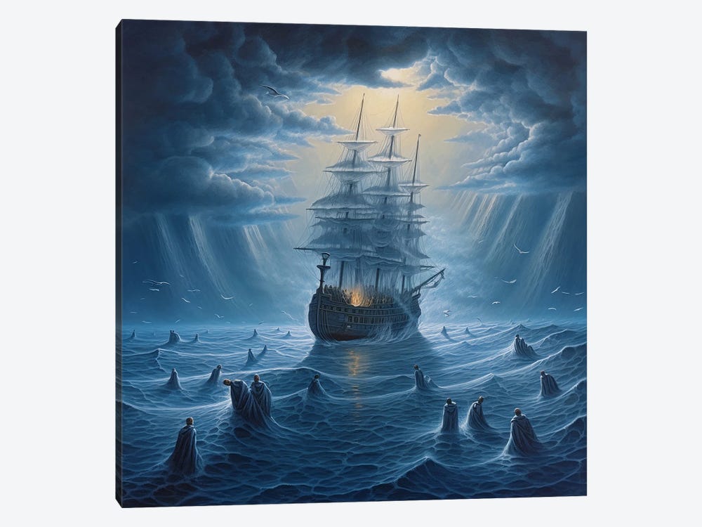 Phantom Voyage by Surrealistly 1-piece Canvas Art