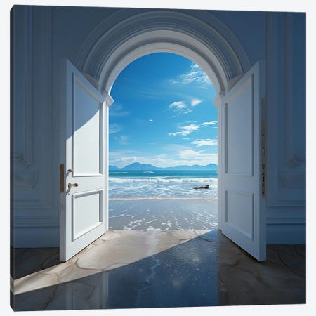 Doorway To Paradise Canvas Print #SEU96} by Surrealistly Canvas Wall Art