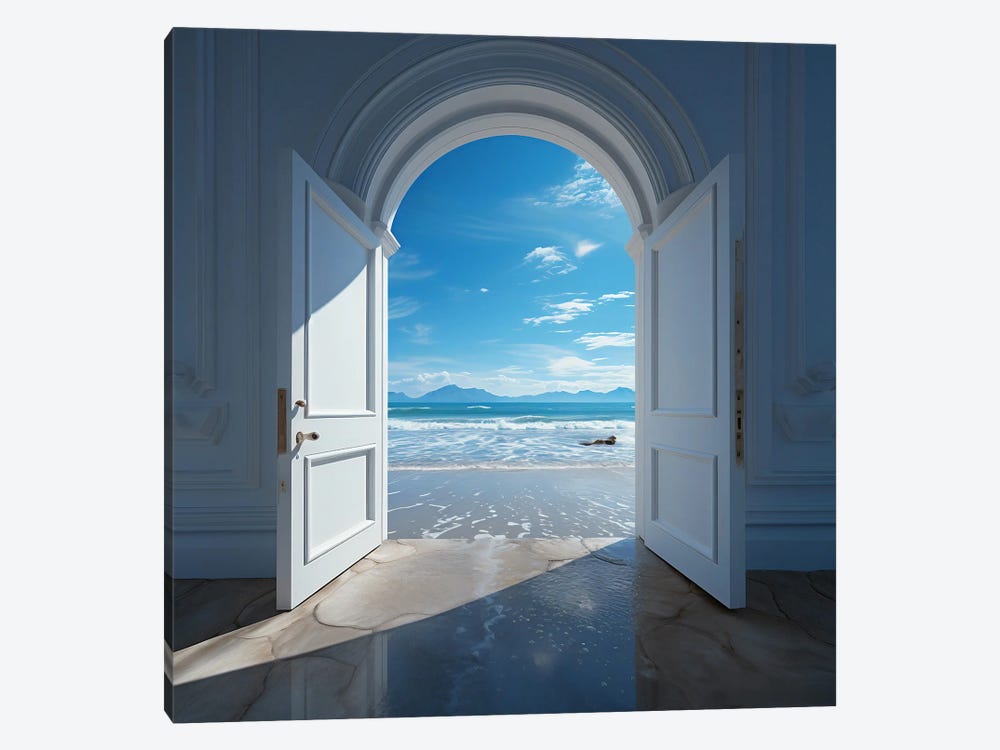 Doorway To Paradise by Surrealistly 1-piece Canvas Artwork