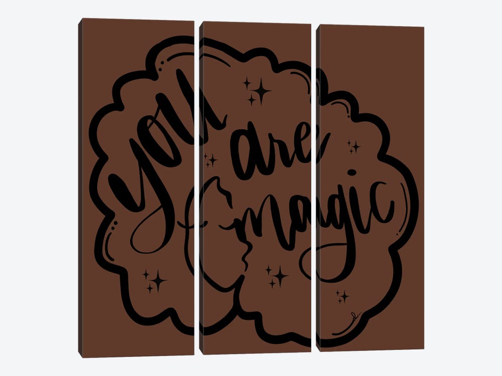 You Are Magic by SEWNPRESS 3-piece Canvas Art Print