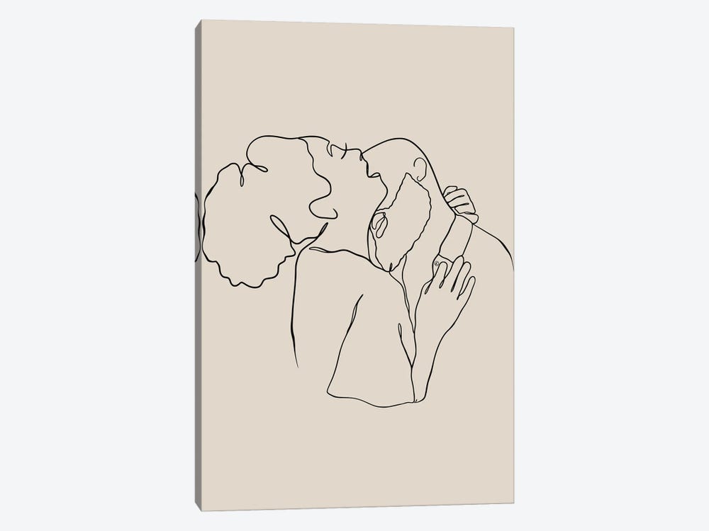 Our Love by SEWNPRESS 1-piece Canvas Print
