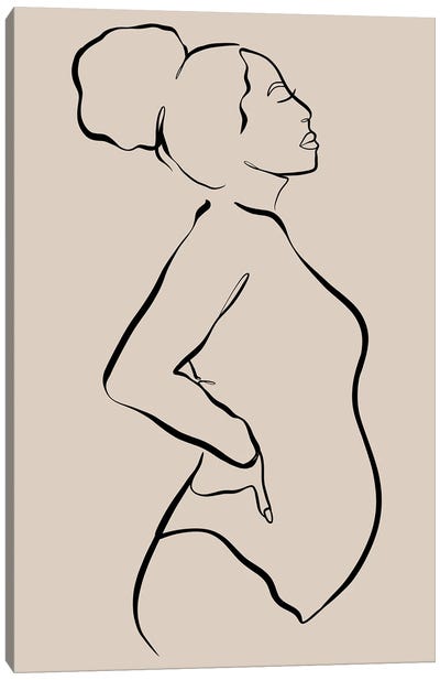 Her Womb Canvas Art Print - SEWNPRESS
