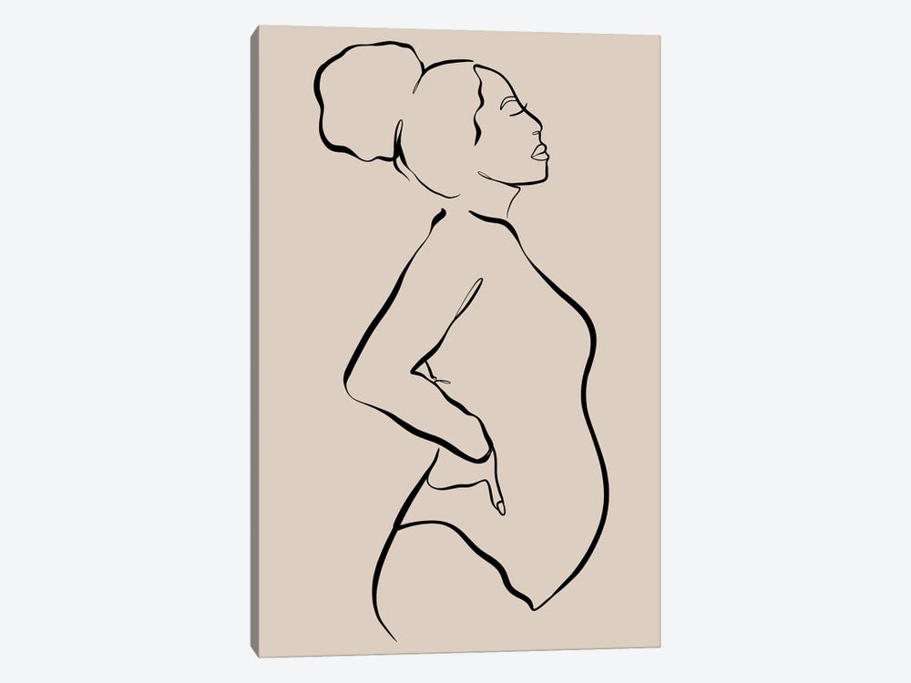 Her Womb by SEWNPRESS 1-piece Art Print