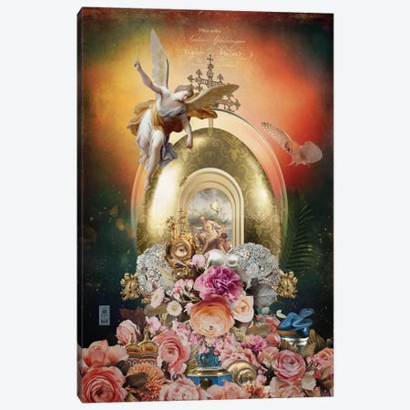 Yaytso - The Bird And The Angel Canvas Print #SEZ18} by André Sanchez Canvas Wall Art