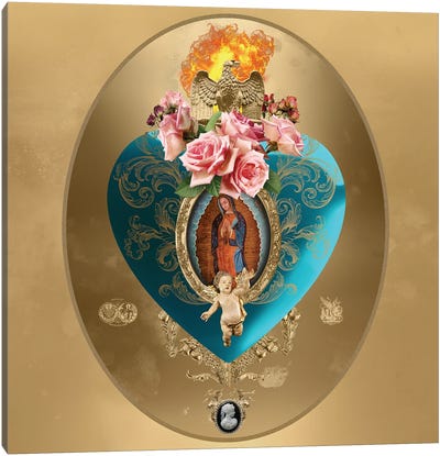 Flowers Of The Sea Canvas Art Print - Virgin Mary
