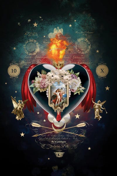 Heal by André Sanchez framed wall art