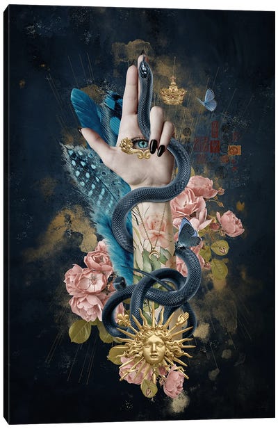 The Hand Of Mademoiselle I Canvas Art Print - Eyes