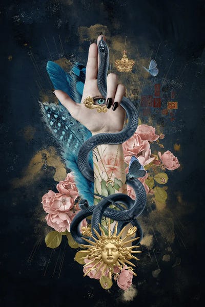 Snakes: The Hand Of Mademoiselle I by André Sanchez