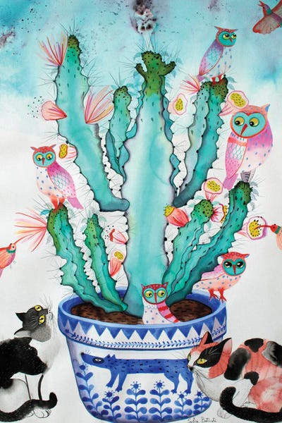 Fine Art Print: Greedy Cat by Sofia Battisti