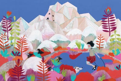 Salto Nel Riflesso by Sofia Battisti framed canvas print