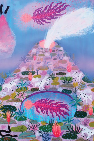 Sofia Battisti: The Energy Of The Pink Volcano by Sofia Battisti