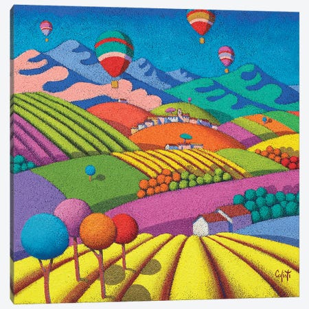 Landscape Of Color Canvas Print #SFC12} by Stefano Calisti Art Print