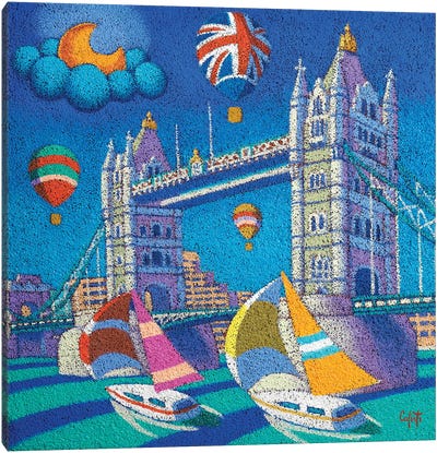London Canvas Art Print - Tower Bridge